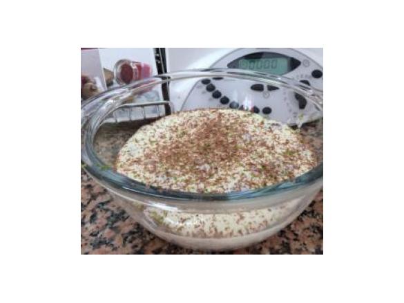mousse de limão,com cookies de chocolate