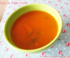 Sopa de feijão-verde