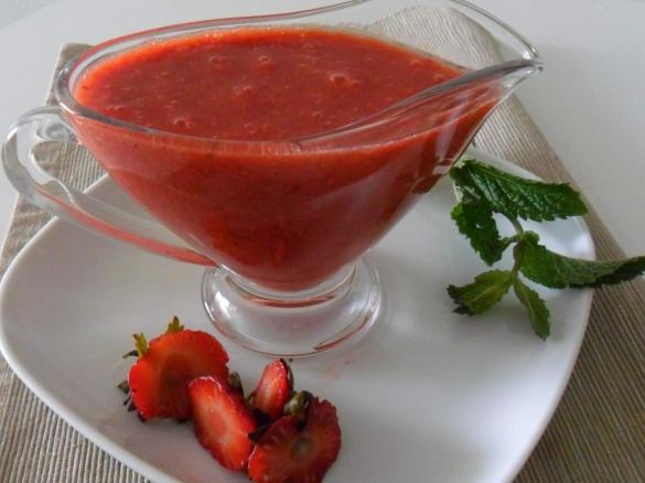 Coulis de Morangos e Gengibre