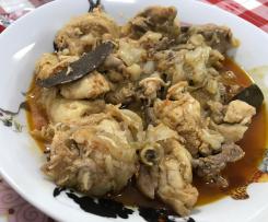 Frango de Cebolada Moda Angolana