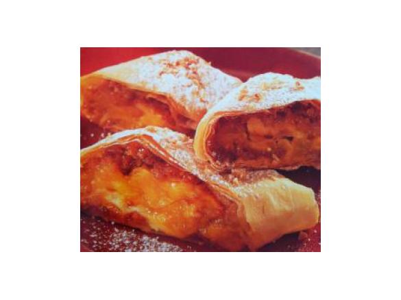 Strudel de Manga e Bolachas Amaretti