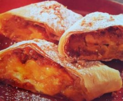 Strudel de Manga e Bolachas Amaretti