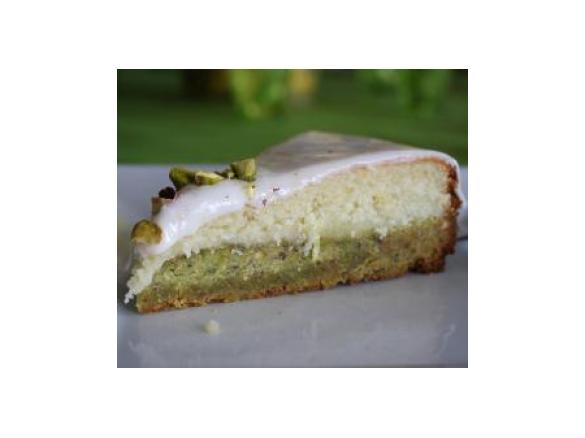 Bolo de Limão e Pistácios