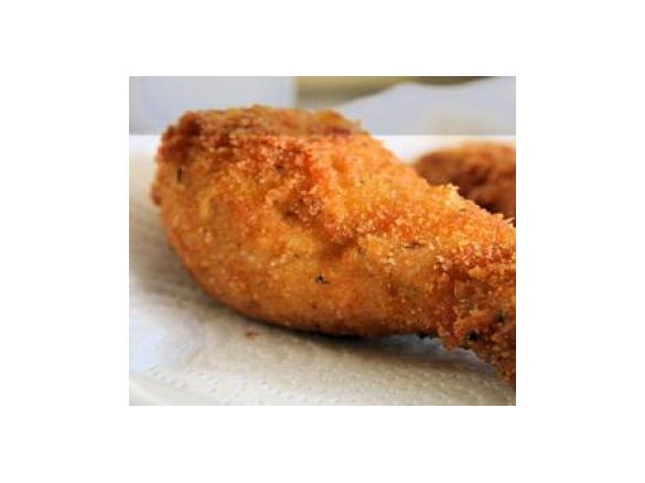 Frango panado com bolacha cracker