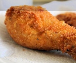 Frango panado com bolacha cracker