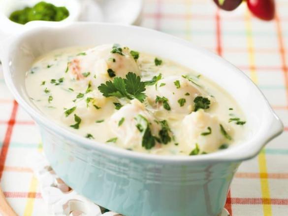 Fricassé de pescada (receita alterada)