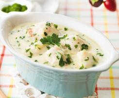 Fricassé de pescada (receita alterada)