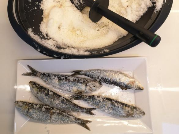Sardinhas ao sal