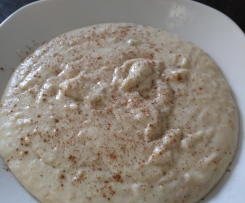 Variante Flocos de aveia com banana sem açúcar