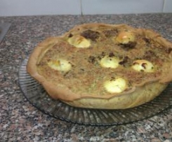 Quiche de ovos cozidos