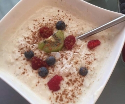 Birchermüsli (Iogurte com aveia)