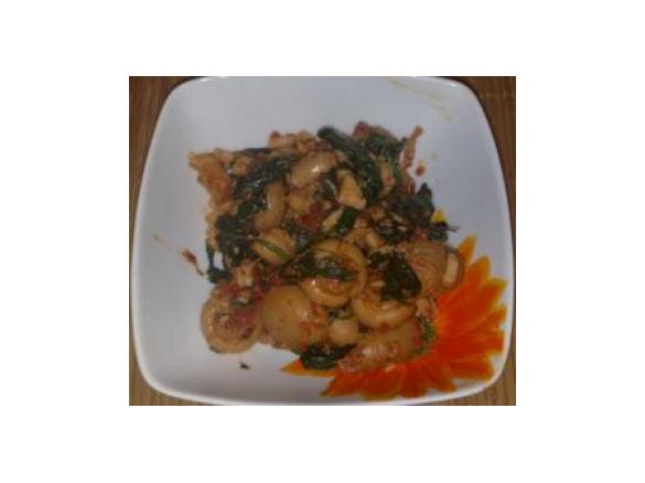 Salada de Cogumelos, Bacon e Espinafres