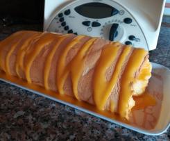 Torta de claras com doce de ovos