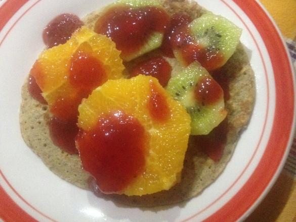 Panquecas de aveia e banana