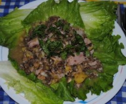 Salada de cogumelos