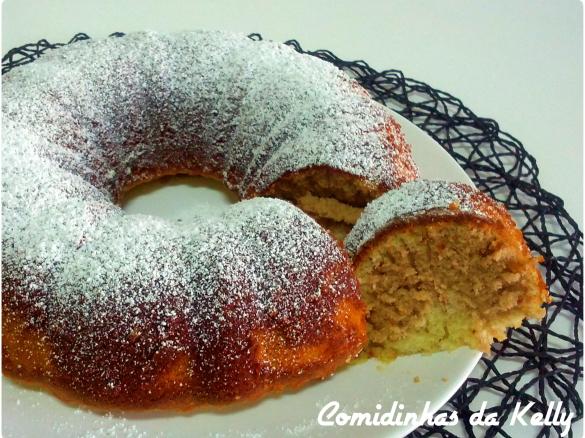 Bolo de iogurte mármore