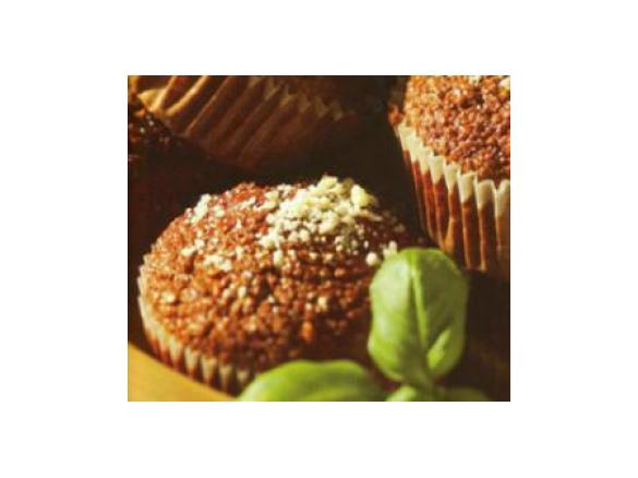Muffins tomate e mozzarella
