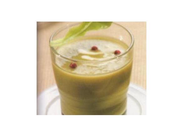 Creme aveludado de espargos com parmesão