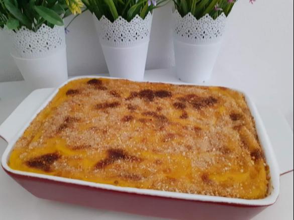 Bacalhau com Abóbora e Camarão com Bechamel de Abóbora