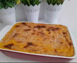 Bacalhau com Abóbora e Camarão com Bechamel de Abóbora