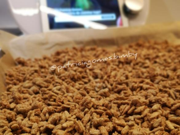 Sementes de girassol caramelizadas