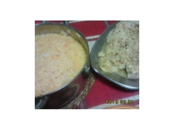 Filetes de peixe a vapor