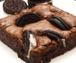 Brownie de bolachas de cacau