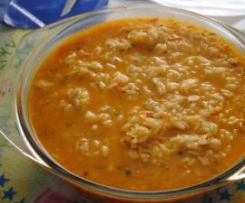 Arroz malandrinho de bacalhau