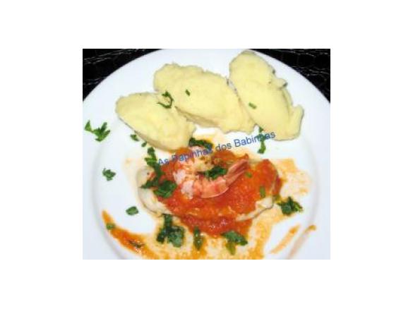 Mimos de Pescada com Camarões