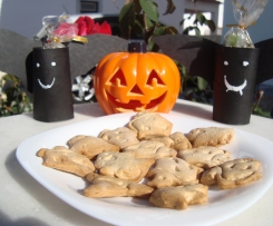 Bolachas de Banana, Especiarias e Chocolate ( Halloween)