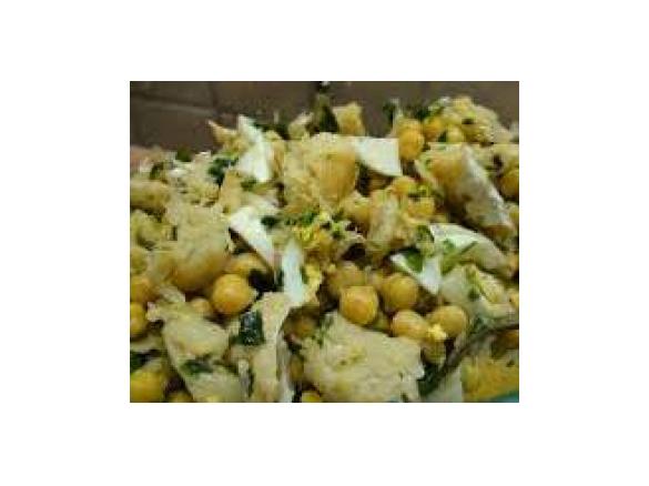 Salada de Bacalhau com Grão