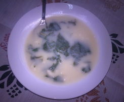 Sopa de nabiça com massa