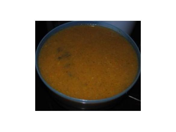 Puré de cenoura e alface