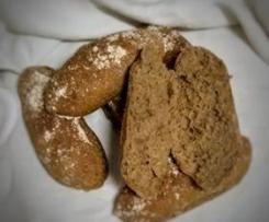 Cacetes de trigo barbela - Massa Mãe