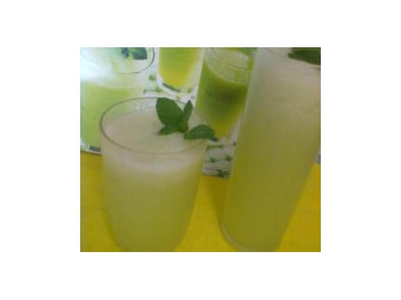 Granizado de maçã e menta