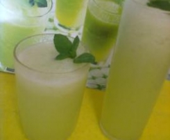 Granizado de maçã e menta