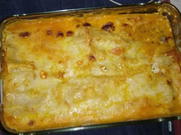 Lasanha com queijo ricotta e ervas