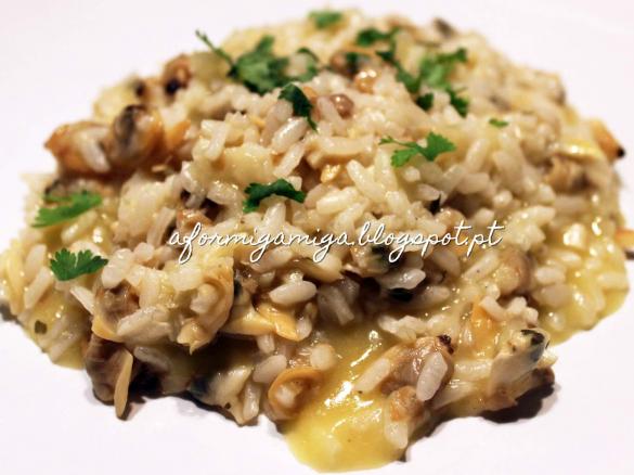 Risotto de Amêijoas