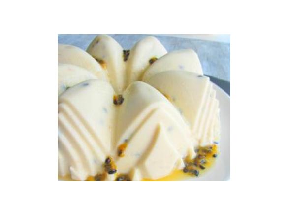 Panna cotta de maracujá