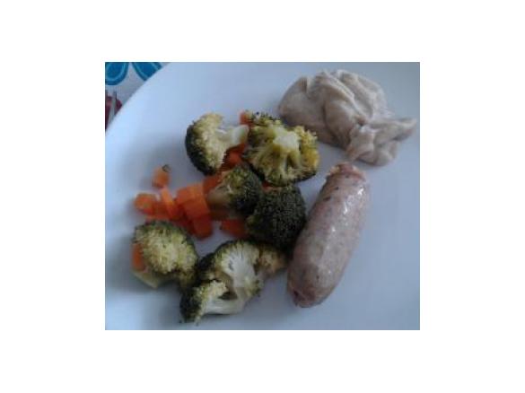 Bangers and Mash (receita tipica inglesa de salsichas com puré)