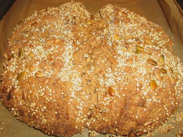 Pão de trigo 100% integral