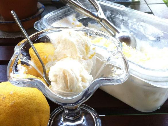 Gelado de Limão Light Sem Lactose