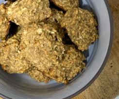 Bolinhas Proteicas de Banana e Aveia