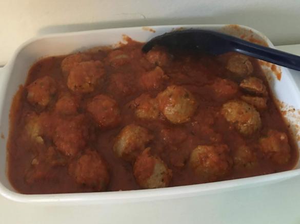 bolinhas de carne picada