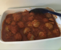 bolinhas de carne picada