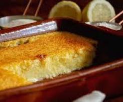 Pudim de Limão no forno