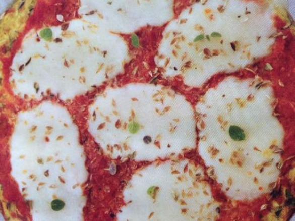 Piza com base de curgete