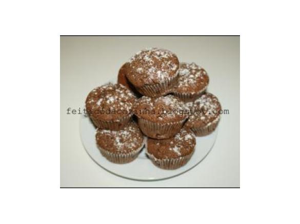 Queques de Prata com Cacau