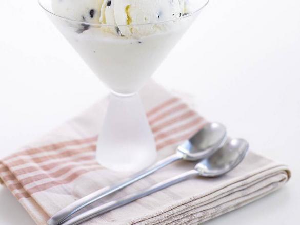 Gelado de stracciatella
