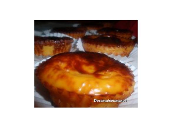 Queijadinhas de Baunilha com Leite de Soja